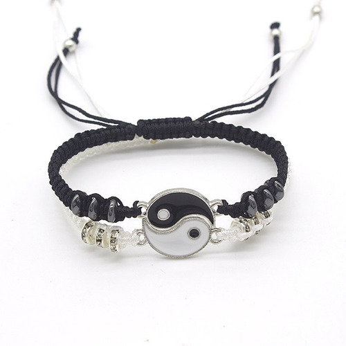 Pulsera Para Parejas Ying Yang - Hombre Y Mujer Manillas