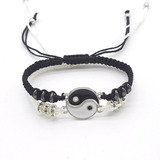 Pulsera Para Parejas Ying Yang - Hombre Y Mujer Manillas