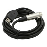 Cable De Karaoke Usb A Xlr Instrumento De Karaoke 3 Metros /