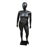 Maniquie Plastico Talle Especial Color Peltre Plata Negro