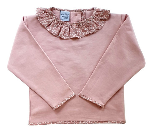 Polerón Rosado Cuello, Laura Miller Ropa De Niños