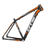 Quadro Bicicleta Aro 29 Alumínio Gts Rdx Freio A Disco Cor Preto/laranja Tamanho Del Quadro 17