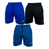 Pack X3 Pantalonetas Deportivas Original Oppen 2 Bolsillos 