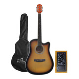 Guitarra Electro Acustica 41 C/funda Sunberts / 8464 