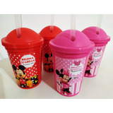 Vasos Milkshake - Mickey Y Minnie (20 Unid)