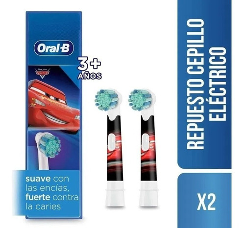 Repuestos Oral B Cars Kids Originales Pack X 2 Unidades