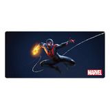 Alfombrilla Para Mouse Xtech Spider-man Miles Morales Color Negro