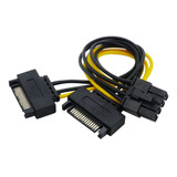 Cable Convertidor Compatible Doble Sata Macho A 8 Pines Atx