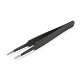 Pinza Antiestatica Punta Redondeada Fina De 12 Cm - Salttech