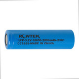 Bateria Recarregável Litio 18650 3,2v 2000mah - 3c - Rontek