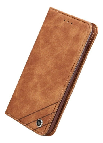 Capa De Couro Elegante Para Samsung