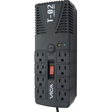 Regulador Vica T-02 De 1200va/700w 8 Contactos Protector De Linea Telefonica Garantia 5 Años