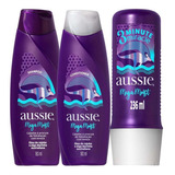 Shampoo+condicionador Aussie 180ml+tratamento 3minute 236ml