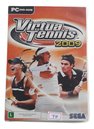 Cd De Jogo Virtua Tennis 2009 - Sega - 7h