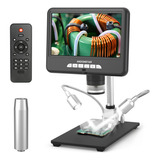 Microscopio Digital De 24 M Con Pantalla Ajustable De 7 PuLG