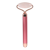 Rodillo De Jade Eléctrico Rosa Para Belleza Facial S