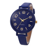 Relógio Feminino Original Barato Luxo Azul + Caixa