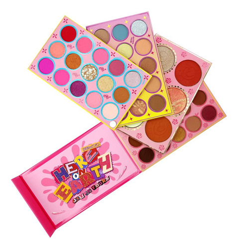 Paleta De Sombras 70 Colores Con Glitter P - g a $9