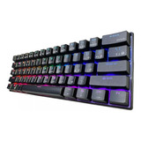 Teclado Gamer Royal Kludge Rk61 Qwerty Red Hot-swappable 