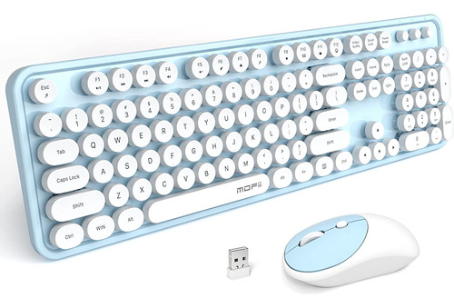 Teclado Y Mouse Inalámbrico Mofii, Teclado De Máquina De Esc