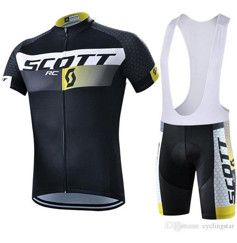 Scott - Traje De Ciclismo Para Hombre, Manga Corta, Pantalon