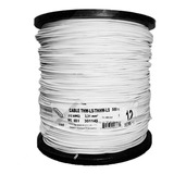 Cable Eléctrico Cal. 12 Blanco Tipo Thw 1 Hilo 500mt