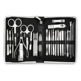 Kit Profesional Manicura Y Pedicura Para Acero Inoxidable ,