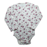 Body Manga Larga Bebes Flores Nena Ambar Kids