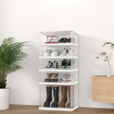 Organizador De Zapatos Plegable Para Armario Con Puerta Magn