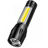 Linterna Tactica Linterna Led Recargable X Usb Zoom Aluminio