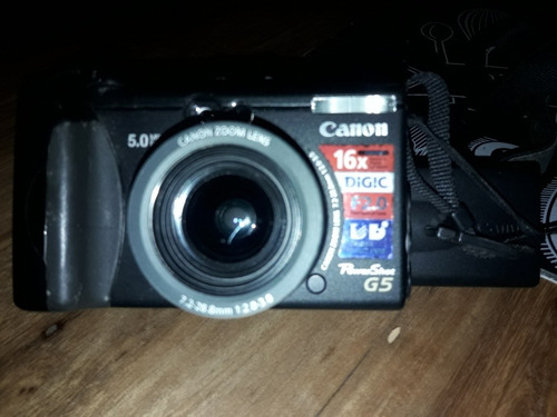 Canon Power Shot G5 Con Funda Funciona Ok Sin Cargador