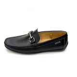 Mocasines De Piel Perry Ellis Bordo Redondo Pe6554