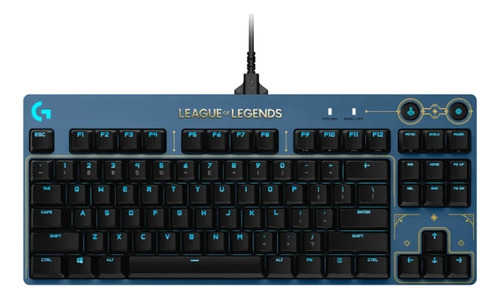 Teclado Logitech Pro Mechanical Ed Lol2 Rgb Lightsync 920-01