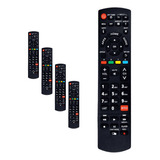 Kit 5 Controle Remoto Compatível Tv Panasonic Smart Viera