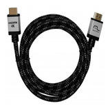 Cabo Hdmi 2.0 4k Nylon 1,8m Multilaser - Wi295 Cor Preto