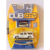 Mini Cadillac Escalade 2007 Dub City Jada Toys 1/64 Branco
