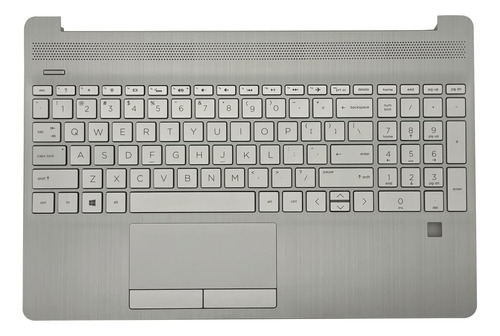 Carcasa Teclado Hp 15-dw 15-du 15-gr 15-dr Tpn-c139 Touchpad