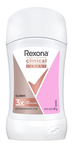 Desodorante En Barra Rexona Clinical Expert Classic 46 G 
