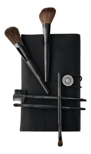 Set De 5 Brochas De Maquillaje Mary Kay Brush Collection Negro