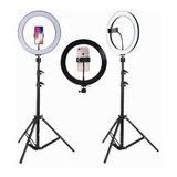 Ring Light Led Iluminador 26cm Completo + Tripé 2.1m