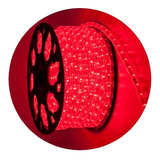 Manguera 10 Mtrs Tira De Led Rojo Exterior Navidad Dec