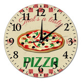 Divertido Reloj De Pared Para Pizza, De 10 Pulgadas, Mode