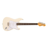 E6 Guitarra Eléctrica Stratocaster White Encore