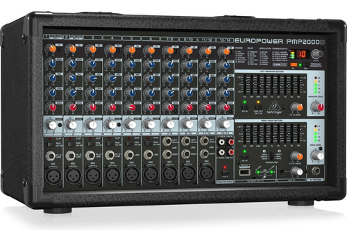 Behringer Pmp2000d Consola Potenciada 14ch 2000w Oferta!!