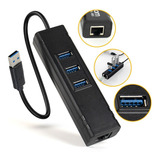 Hub Usb 3.0 3 Entradas High Speed Porta Rj45 Ethernet Oferta