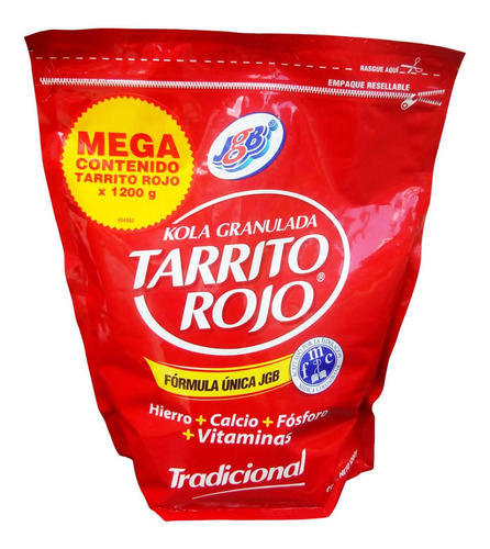 Kola Granulada Tarrito Rojo Tradicional 1200g