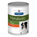Alimento Hill's Prescription Diet Metabolic Para Perro Adulto Todos Los Tamaños Sabor Pollo En Lata De 360g