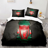 Juego De Ropa De Cama Individual Del Liverpool Football Club