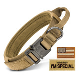 Erbine Collar Tactico Fuerte Para Perro, Collar Militar Para