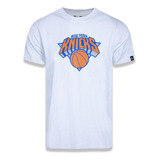 Camiseta New York Knicks Basic Logo Nba Branco - New Era 